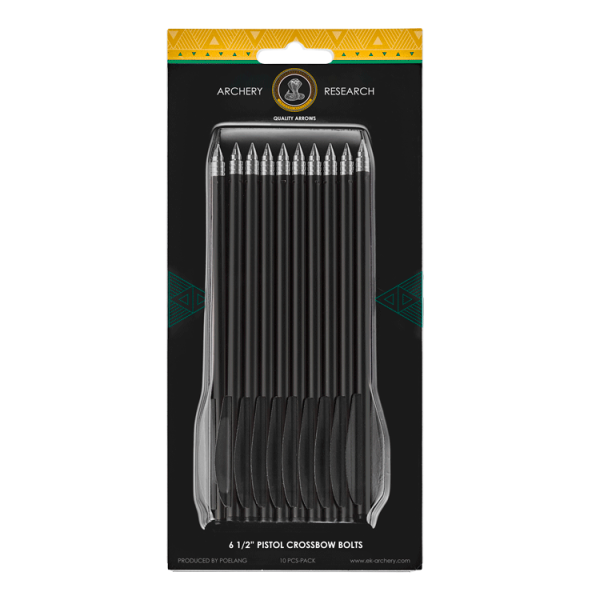 EK-Archery 10er Pack Kunstoff Bolzen 6 1/2" für  Cobra XBOW Pistolenarmbrust