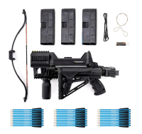 Steambow M10 Tactical Komplettset inkl. Transportkoffer und Klappschaft-Adapter mit Schutzring