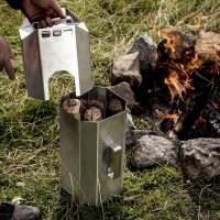 Petromax Kohlenschweler aus Edelstahl