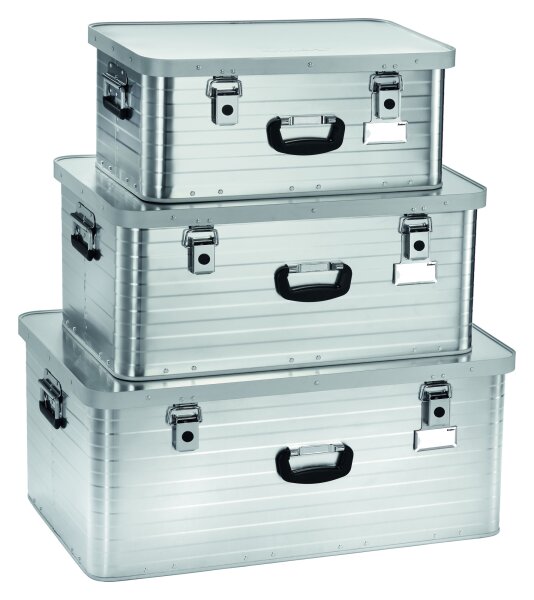 Enders Aluminiumboxen Torono Set 3, 47/80/133 Liter (M, XL, XXL)