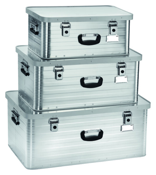 Enders Aluminiumboxen Toronto Set 3, 47/80/133 Liter (M, XL, XXL)