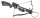 JAG 1 Armbrust in schwarz mit 40lbs Wurfarm (Herbstdesign)