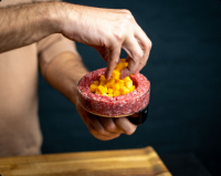 Enders Guss-Burgerpresse, Burgerpresse aus Gusseisen