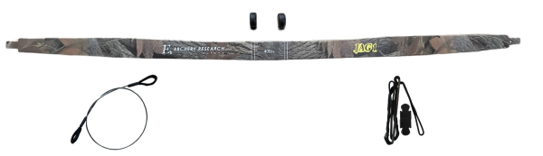 EK-Archery Wurfarmset 40lbs inkl. Endkappen, Sehne und Spannhilfe für Armbrust Jag 1 (herbstdesign)