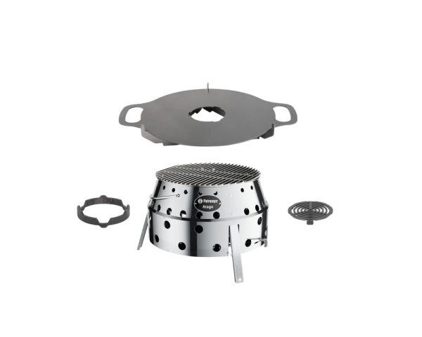 Petromax Atago Set inkl. Grillplatte, Einsatz und Kochaufsatz