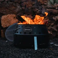 Petromax Atago Black Edition inkl. emailliertem Gussgrillrost