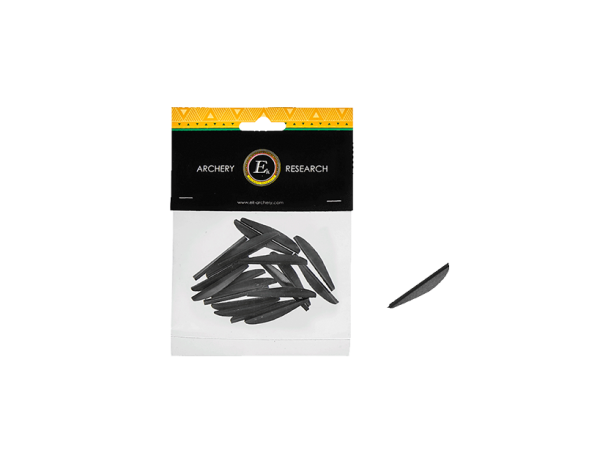 EK-Archery 20x Vanes/Ersatzfeder 1.8" für Cobra Bolzen D-015A10 (schwarz)