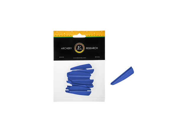 EK-Archery 20x Vanes/Ersatzfeder 2.0" für Adder Bolzen D-119A (blau)