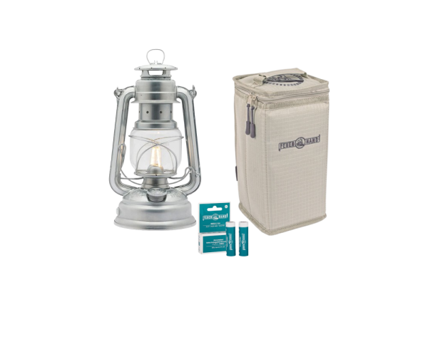 Feuerhand LED Laterne Baby Special 276 Zinc-Plated inkl. Tasche und Akku