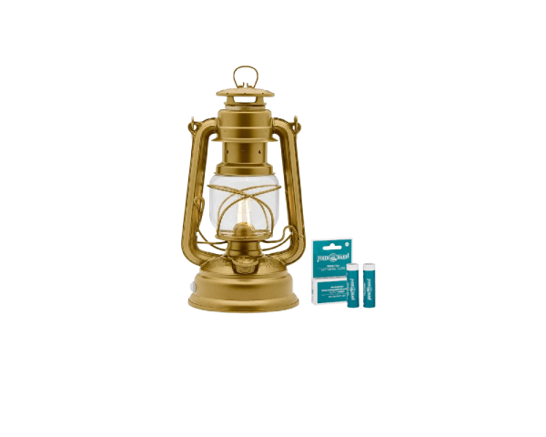 Feuerhand LED Laterne Baby Special 276 Gold inkl. Akku