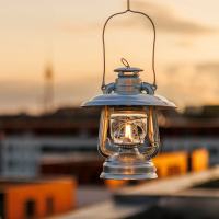 Feuerhand LED Laterne Baby Special 276 Zinc-Plated inkl. Akku