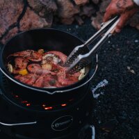 Petromax Atago Black Edition inkl. Grillplatte, Einsatz und Kochaufsatz