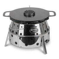 Petromax Atago Black Edition inkl. Grillplatte, Einsatz und Kochaufsatz