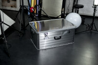 Enders Aluminiumbox Toronto silber XXL (130 Liter), Aufbewahrungsbox