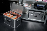 Enders Aluminiumbox Toronto silber XXL (130 Liter), Aufbewahrungsbox