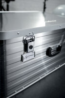 Enders Aluminiumbox Toronto silber XXL (130 Liter), Aufbewahrungsbox
