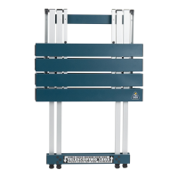 GCI Compact Camp Table 20 Teal, klappbarer Campingtisch