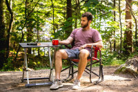 GCI Compact Camp Table 25 Black Chrome, klappbarer Campingtisch