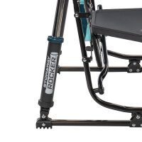GCI Stowaway Rocker mit Seitentisch Teal, Faltstuhl