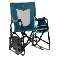 GCI Stowaway Rocker mit Seitentisch Teal, Faltstuhl