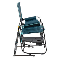 GCI Stowaway Rocker mit Seitentisch Teal, Faltstuhl