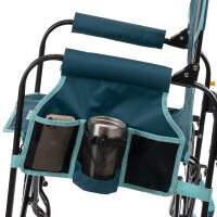 GCI Stowaway Rocker mit Seitentisch Teal, Faltstuhl