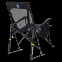 GCI Breeze Rocker Black, faltbarer Campingstuhl