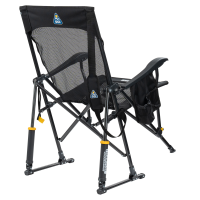 GCI Breeze Rocker Black, faltbarer Campingstuhl
