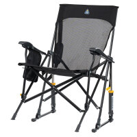 GCI Breeze Rocker Black, faltbarer Campingstuhl