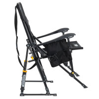 GCI Breeze Rocker Black, faltbarer Campingstuhl