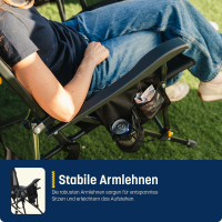 GCI Breeze Rocker Teal, faltbarer Campingstuhl