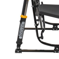 GCI Stowaway Rocker mit Seitentisch Dark Charcoal, Faltstuhl