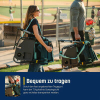 GCI Stowaway Rocker mit Seitentisch Dark Charcoal, Faltstuhl