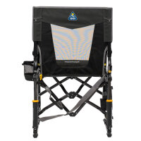 GCI Stowaway Rocker mit Seitentisch Dark Charcoal, Faltstuhl