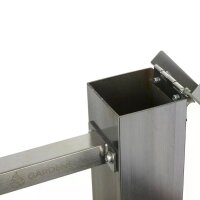 Gardenflare Klassik Feuerrohr Edelstahl silber