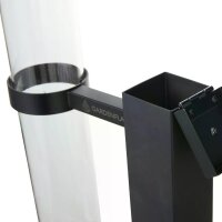 Gardenflare Klassik Feuerrohr Edelstahl schwarz