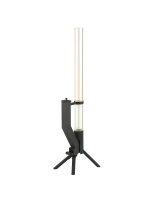Gardenflare Klassik Feuerrohr Edelstahl schwarz
