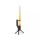 Gardenflare Klassik Feuerrohr Edelstahl schwarz