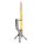 Gardenflare Premium Feuerrohr Edelstahl silber