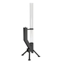 Gardenflare Premium Feuerrohr Edelstahl schwarz