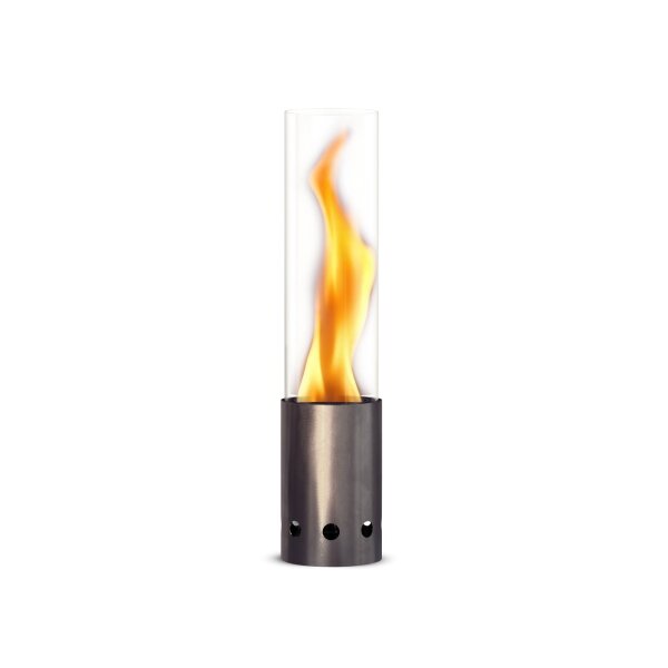 Gardenflare Tischfeuer Edelstahl silber