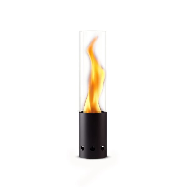 Gardenflare Tischfeuer Edelstahl schwarz