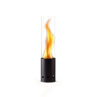 Gardenflare Tischfeuer Edelstahl schwarz