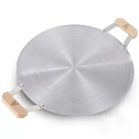 Gardenflare Grillaufsatz mit Outdoor Grillpfanne für das Klassik Feuerrohr